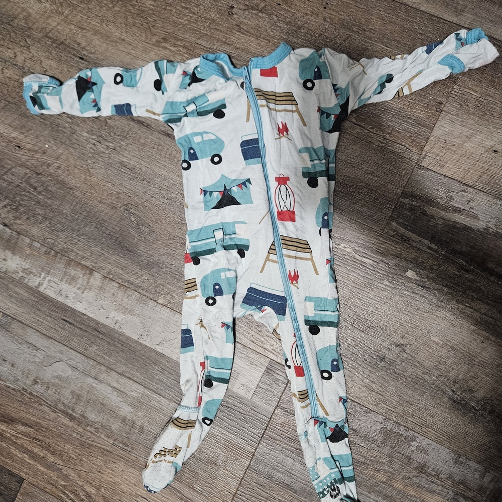 Kids One Piece with Fun Vehicle Print